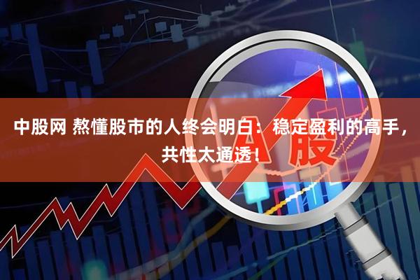 中股网 熬懂股市的人终会明白：稳定盈利的高手，共性太通透！